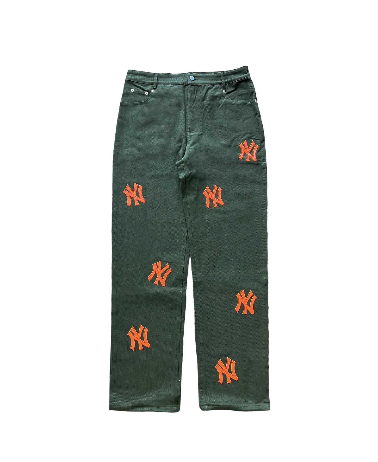 NY Patch Jeans - Green