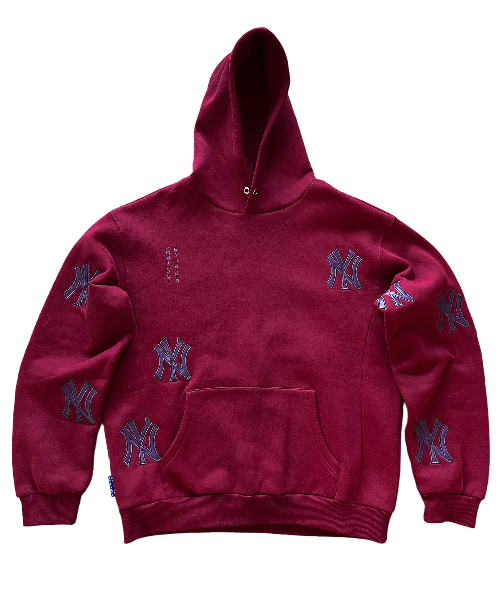 NY Patch Hoodie - Maroon