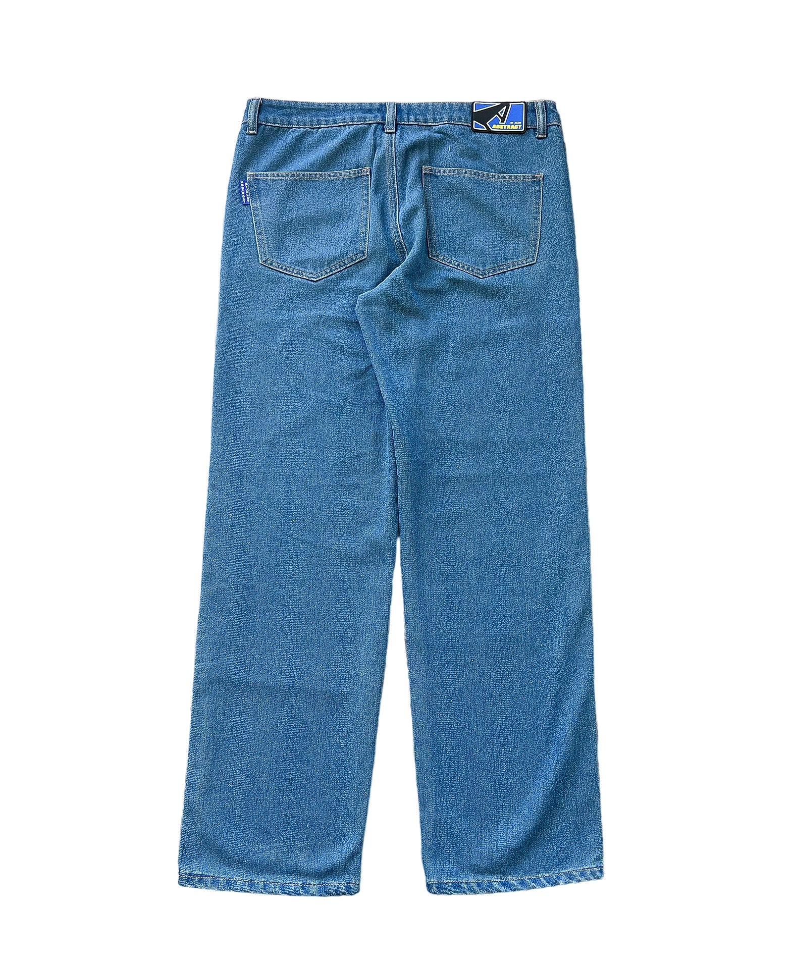 Suede Chap Jeans - Blue