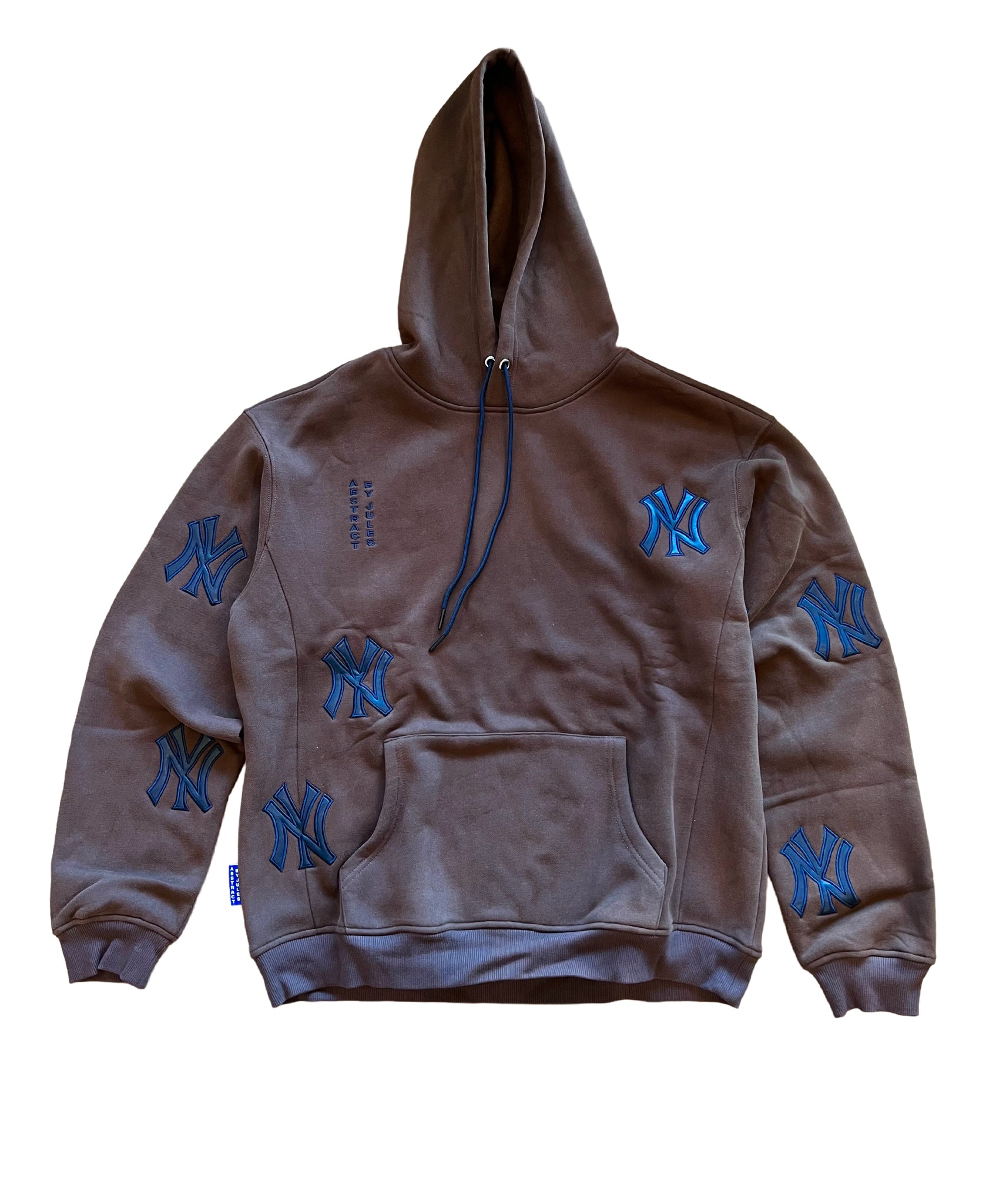 New York Patch Hoodie - Brown