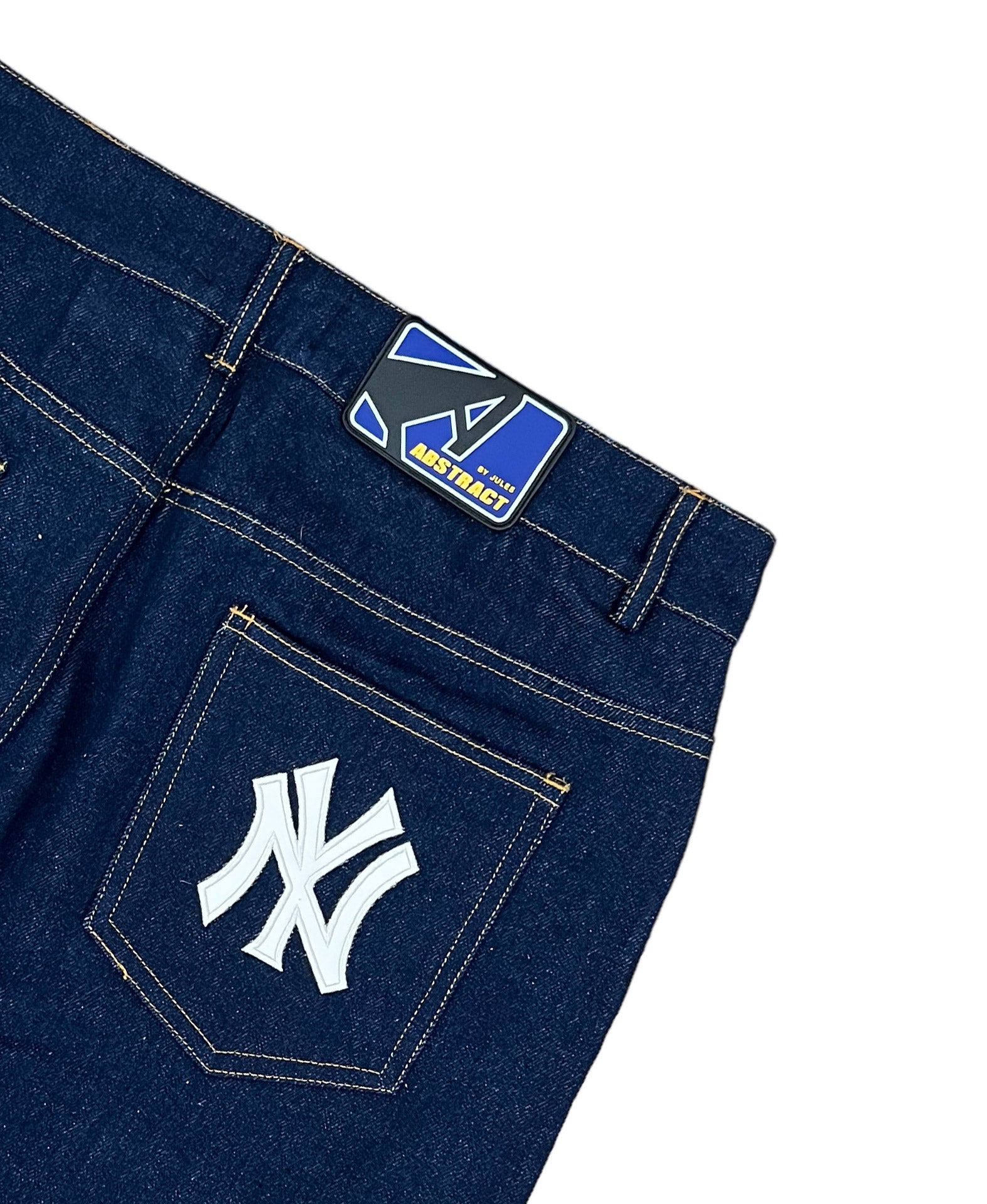 NY Patch Jeans - Navy