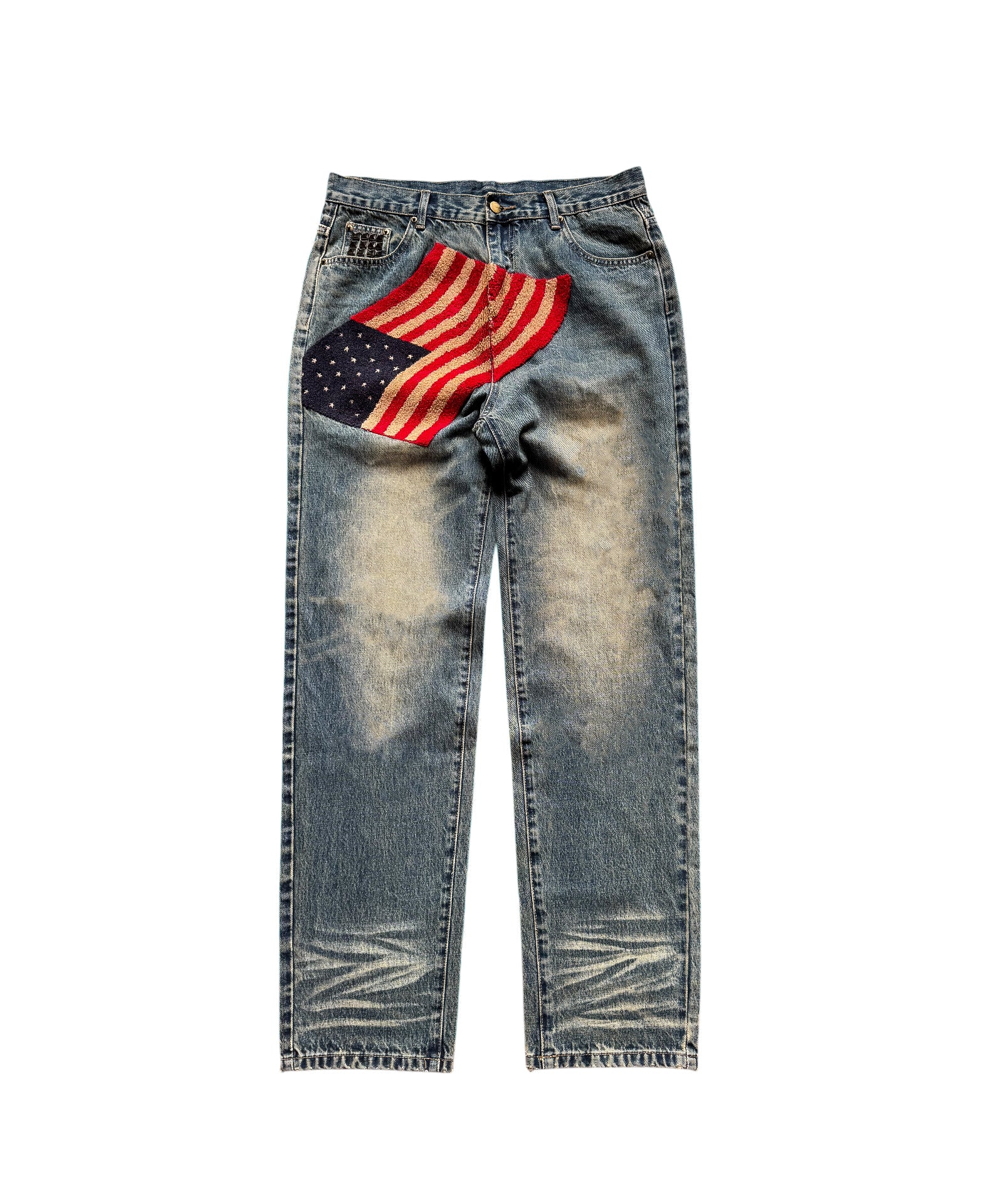 '75 Patch Jeans - Blue
