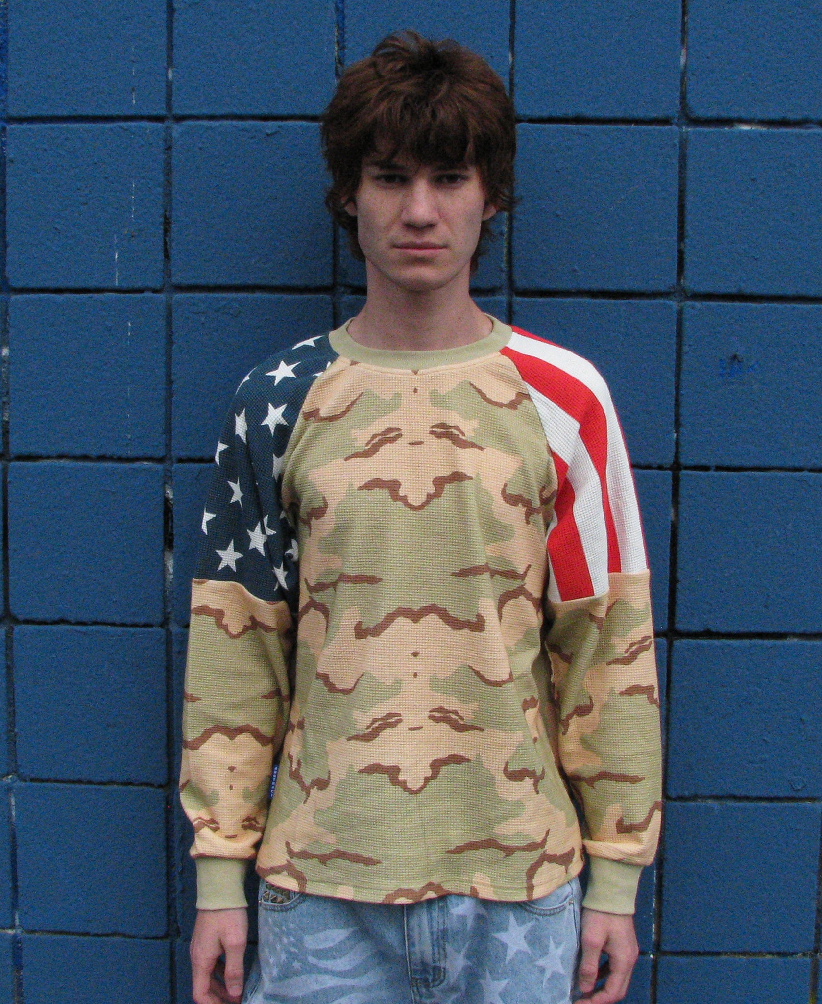 America Waffle Knit - Desert
