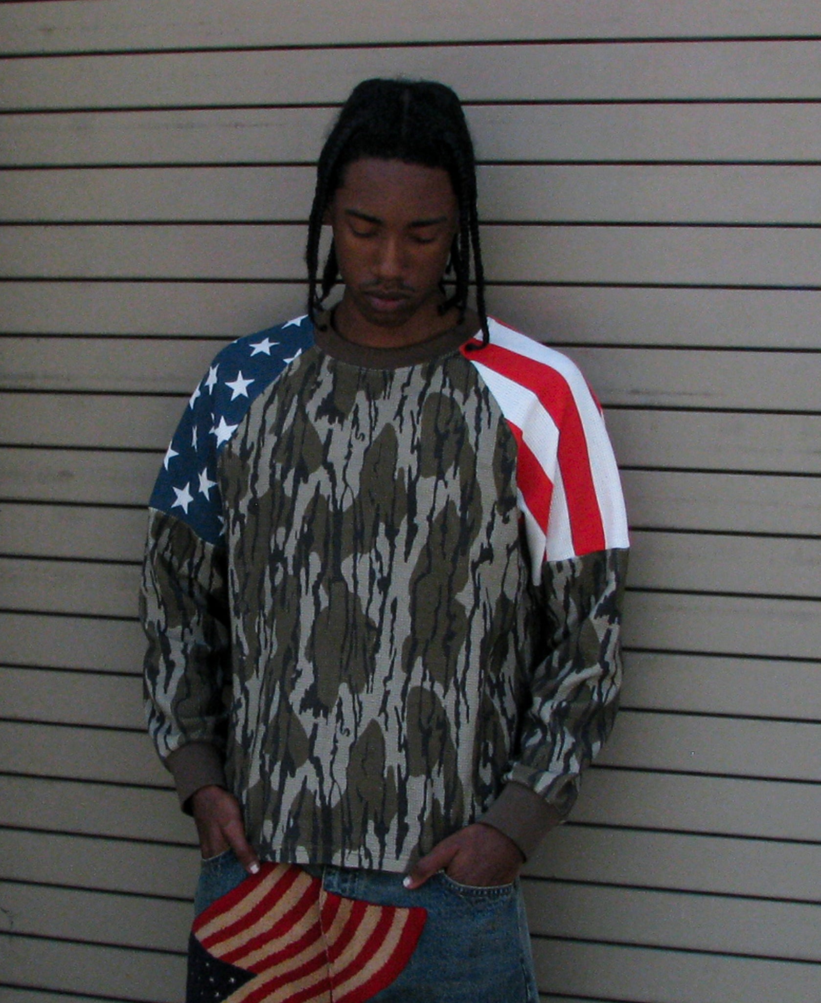 America Waffle Knit - Duck