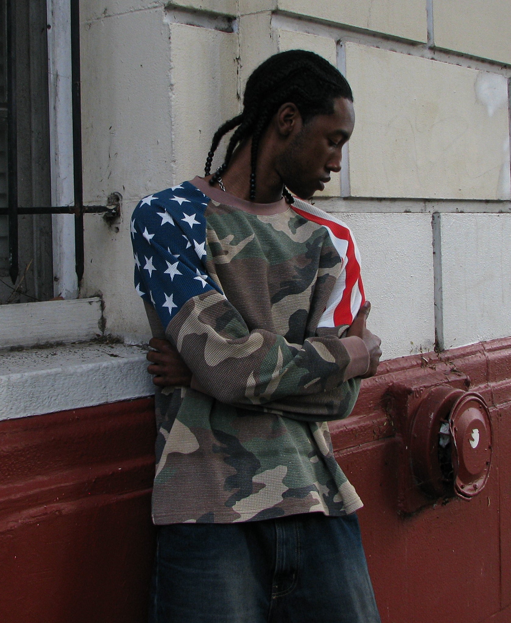 America Waffle Knit - Camo