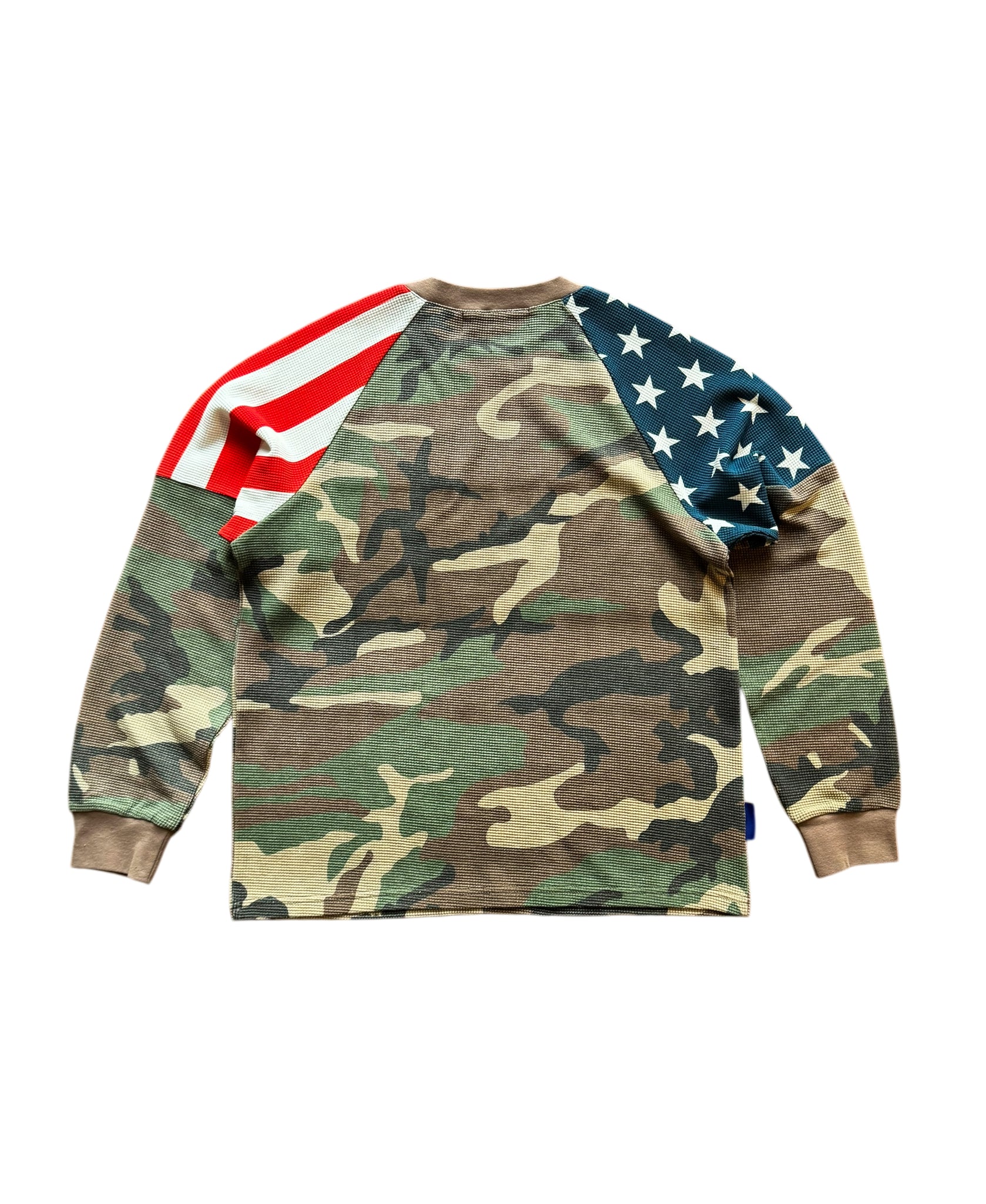 America Waffle Knit - Camo