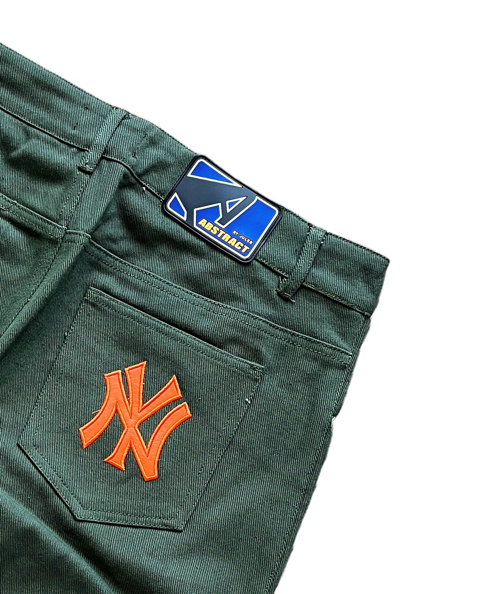 New York Patch Jeans - Green