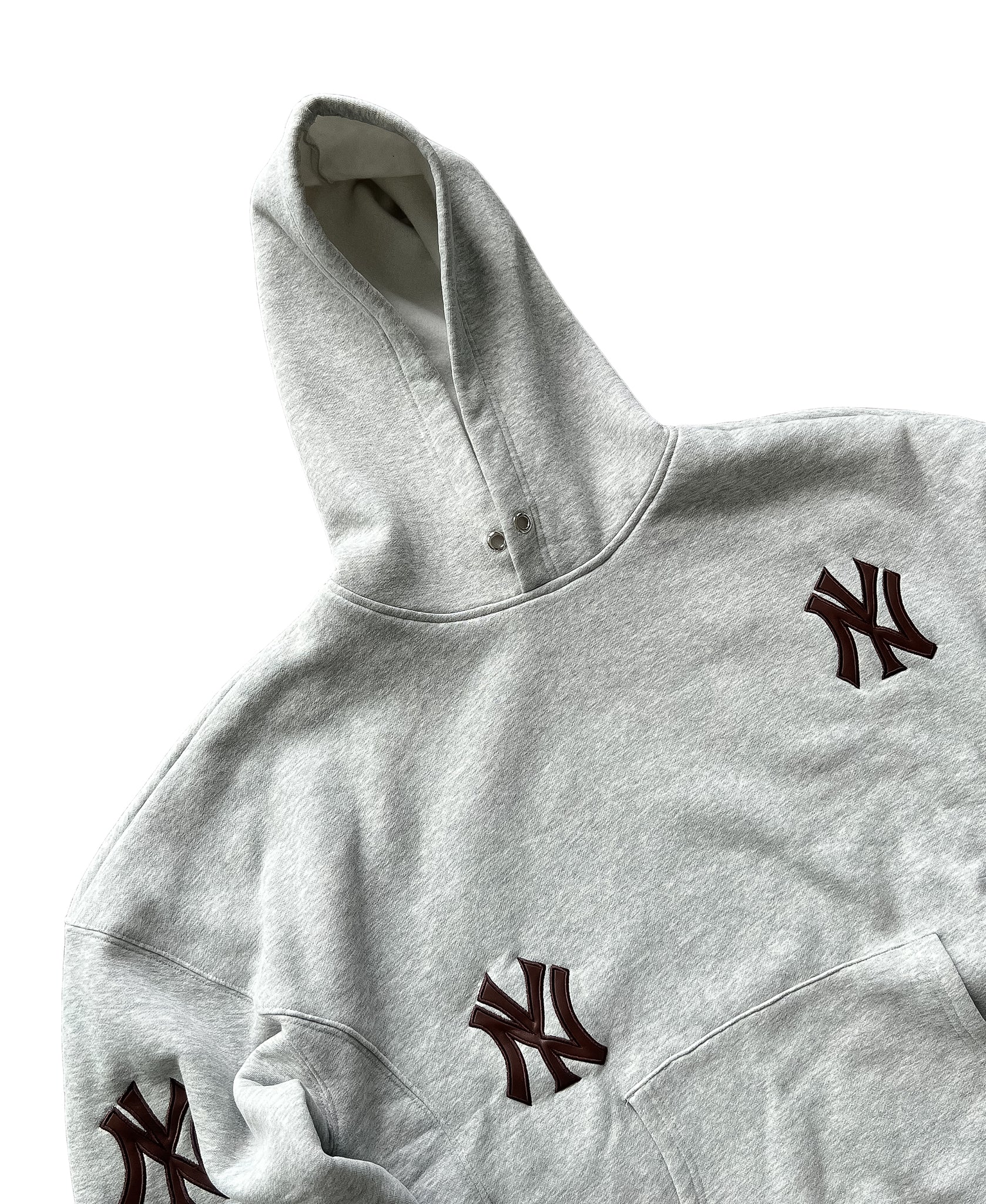 NY Patch Hoodie - Grey