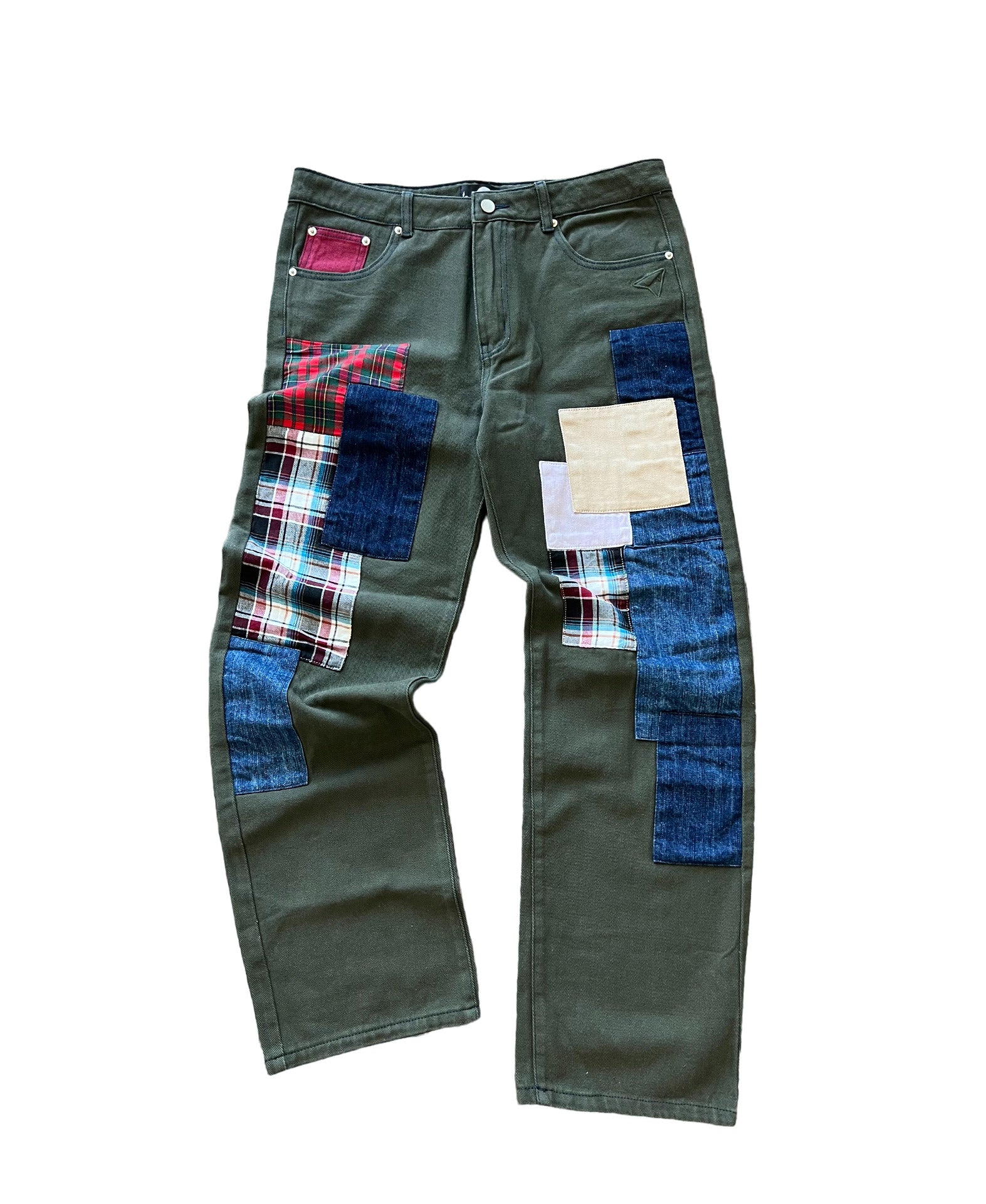 ウ★新品★et.UNiVER　Square patchwork pants Square patchwork pants（パンツドレス）｜et.UNiVER（エト