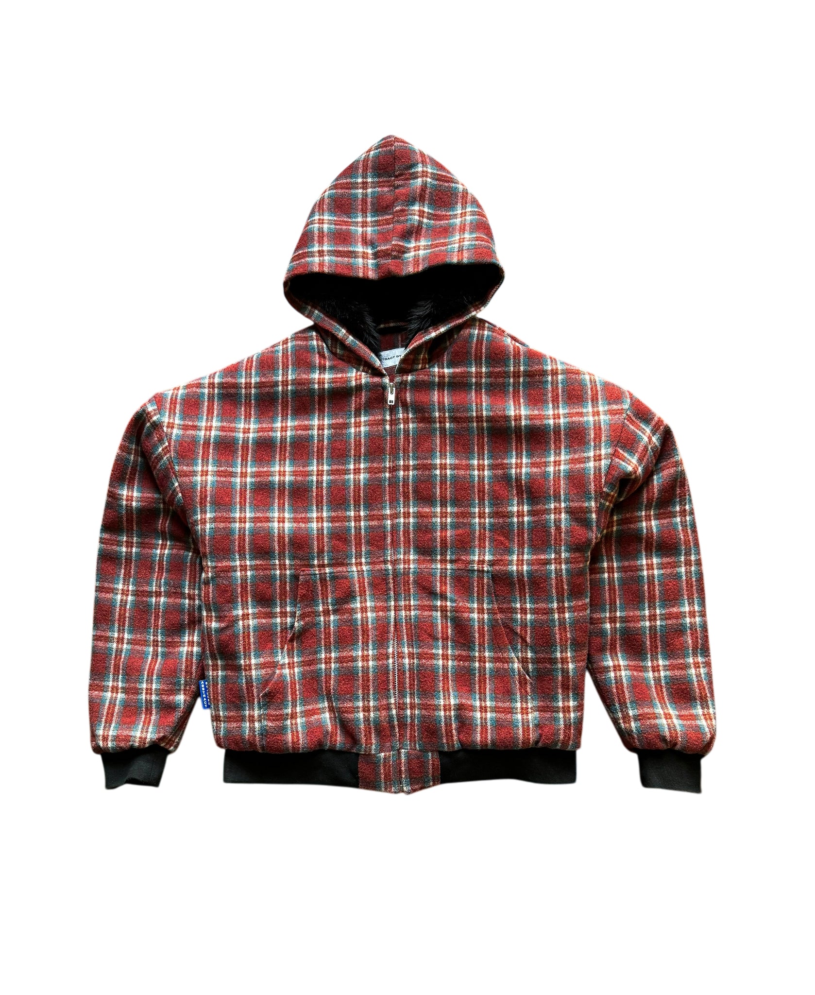 Plaid Barn Jacket - Red