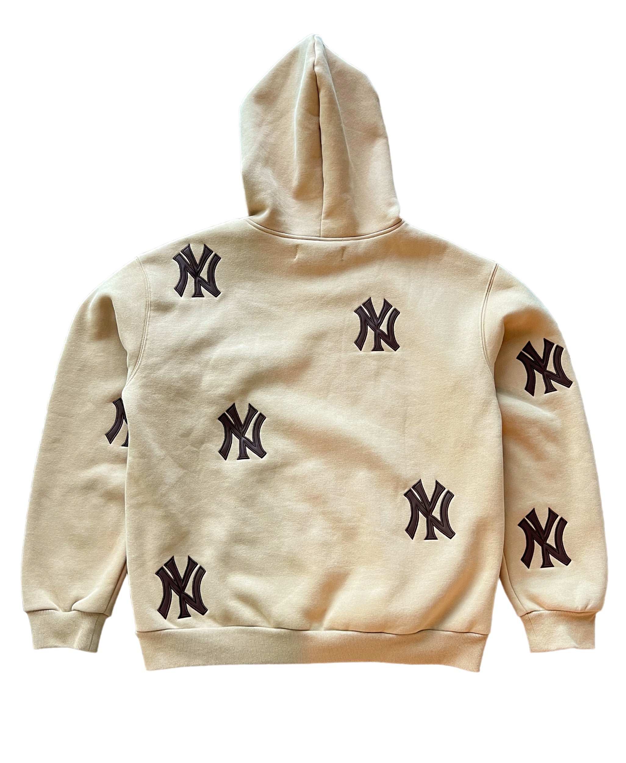 NY Patch Hoodie - Tan – ABSTRACTBYJULES NY Patch Hoodie - Tan – ABSTRACTBYJULES