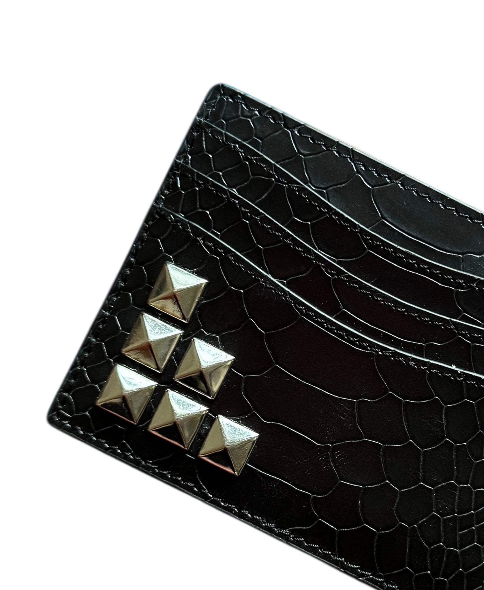 Studded Wallet - Snake