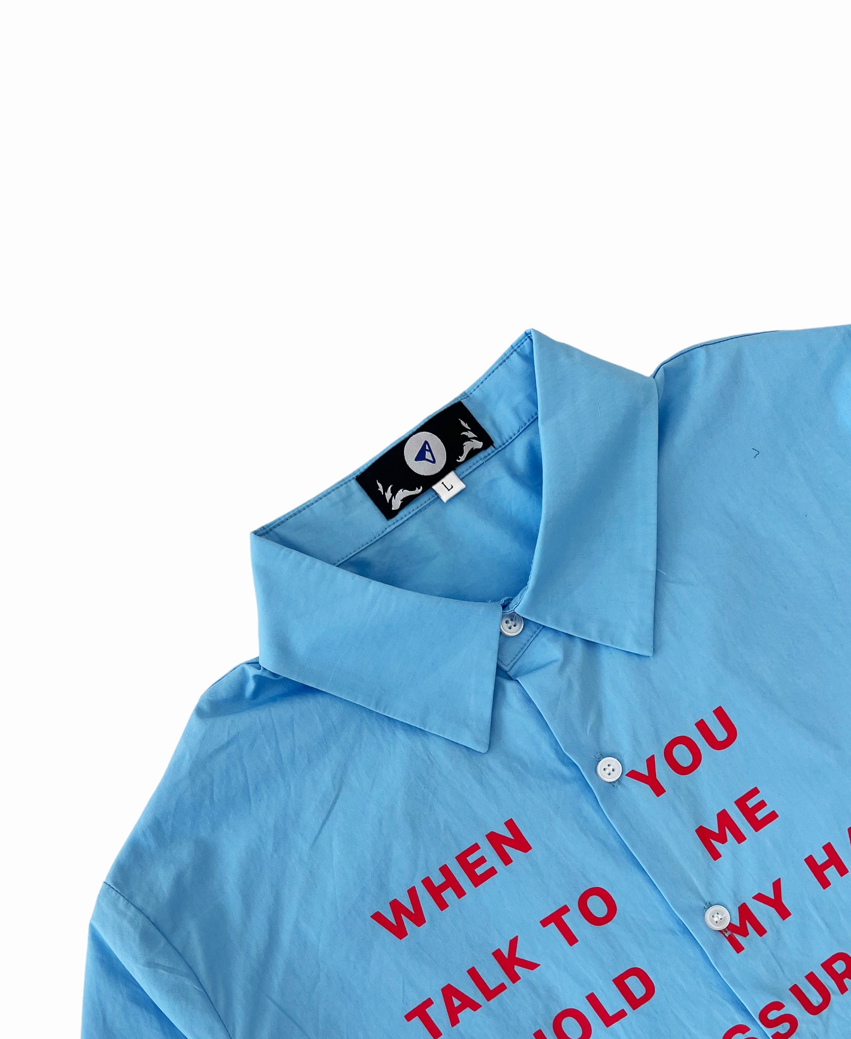 Love You - Blue Long Sleeve Shirt