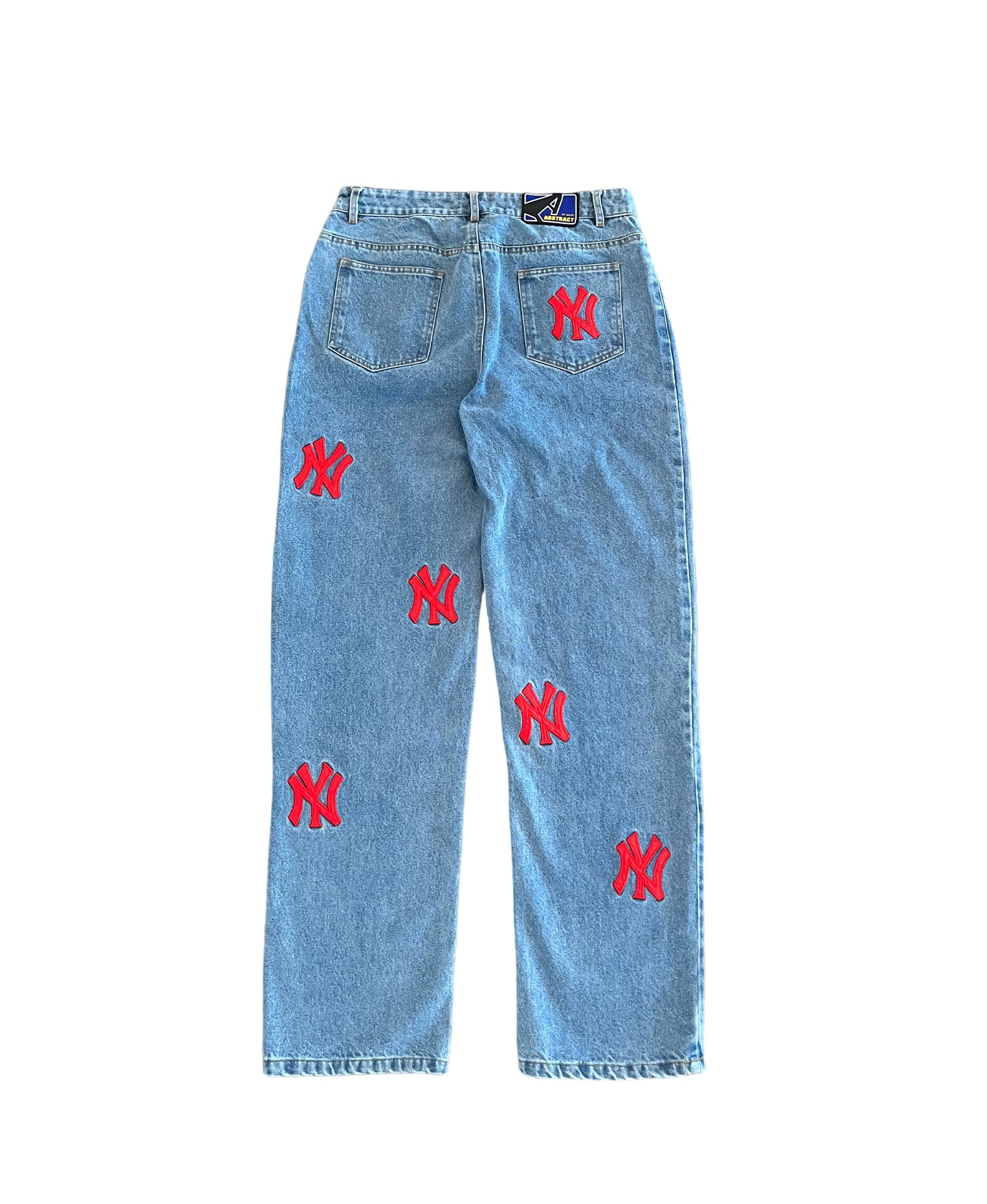 New York Patch ABSTRACTBYJULES wash - – Blue Jeans