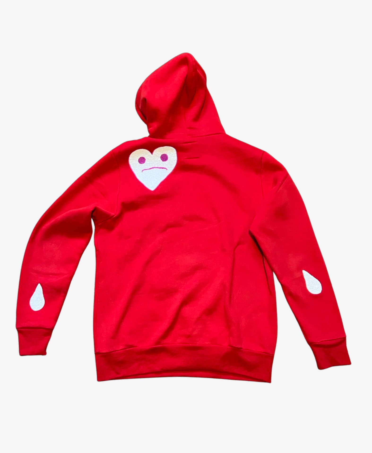 Boys Cry Red Broken Heart Hoodie – ABSTRACTBYJULES